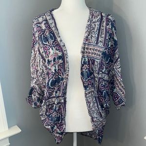 Multi colored cardigan